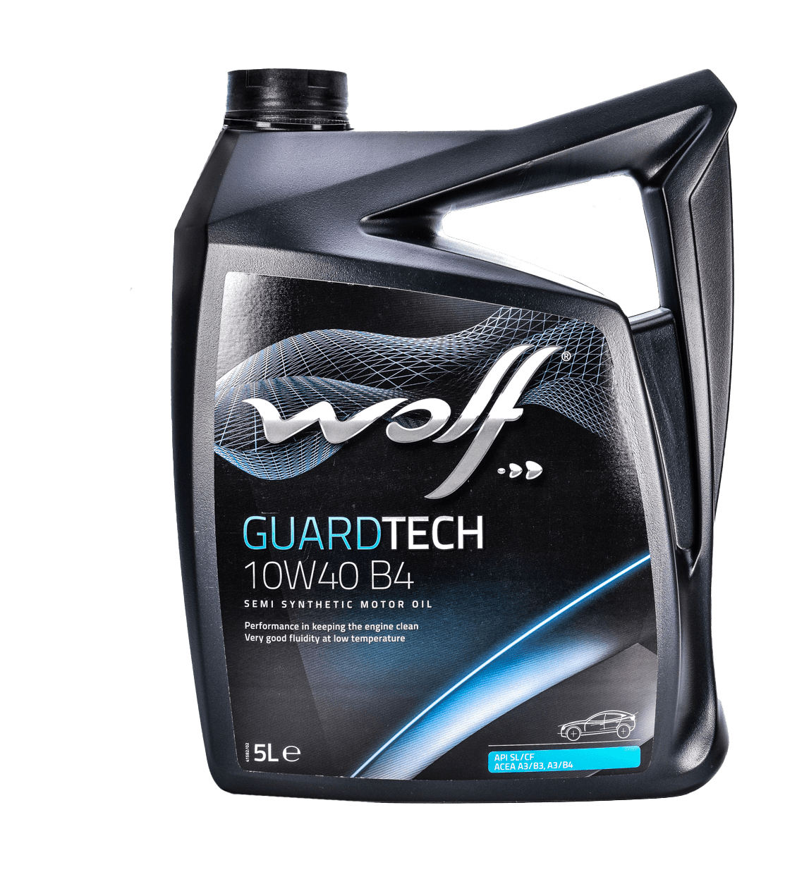 Моторное масло Wolf GuardTech 10W-40 B4, 5л 
